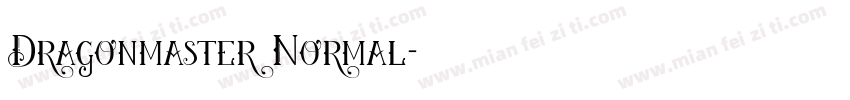 Dragonmaster Normal字体转换
